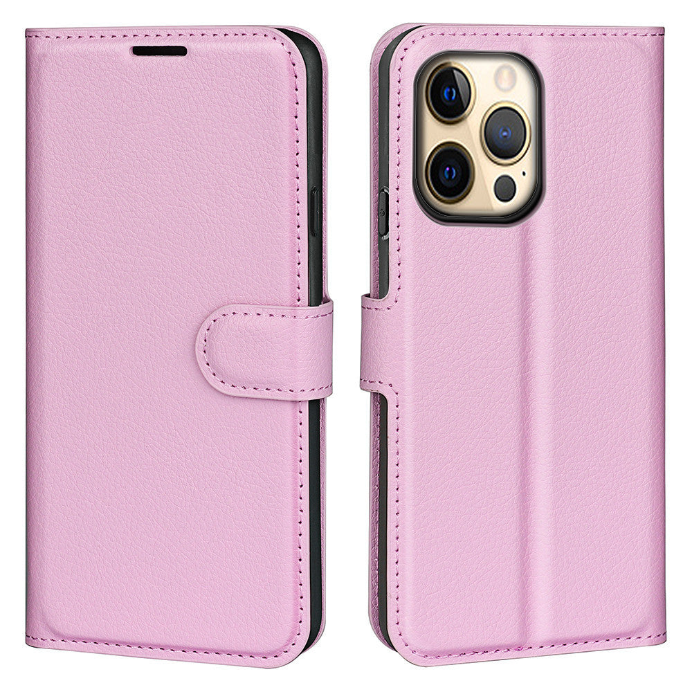 Flip Card Slot Lychee Pattern Phone Case