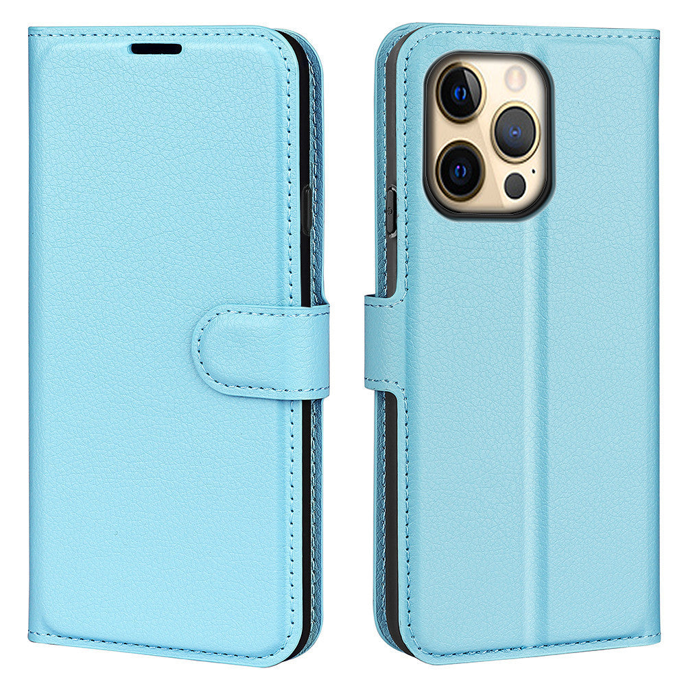 Flip Card Slot Lychee Pattern Phone Case